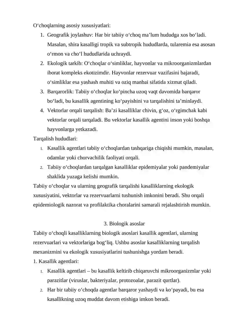 TABIIY O'CHOQLI KASALLIKLAR TALIMOTI 4