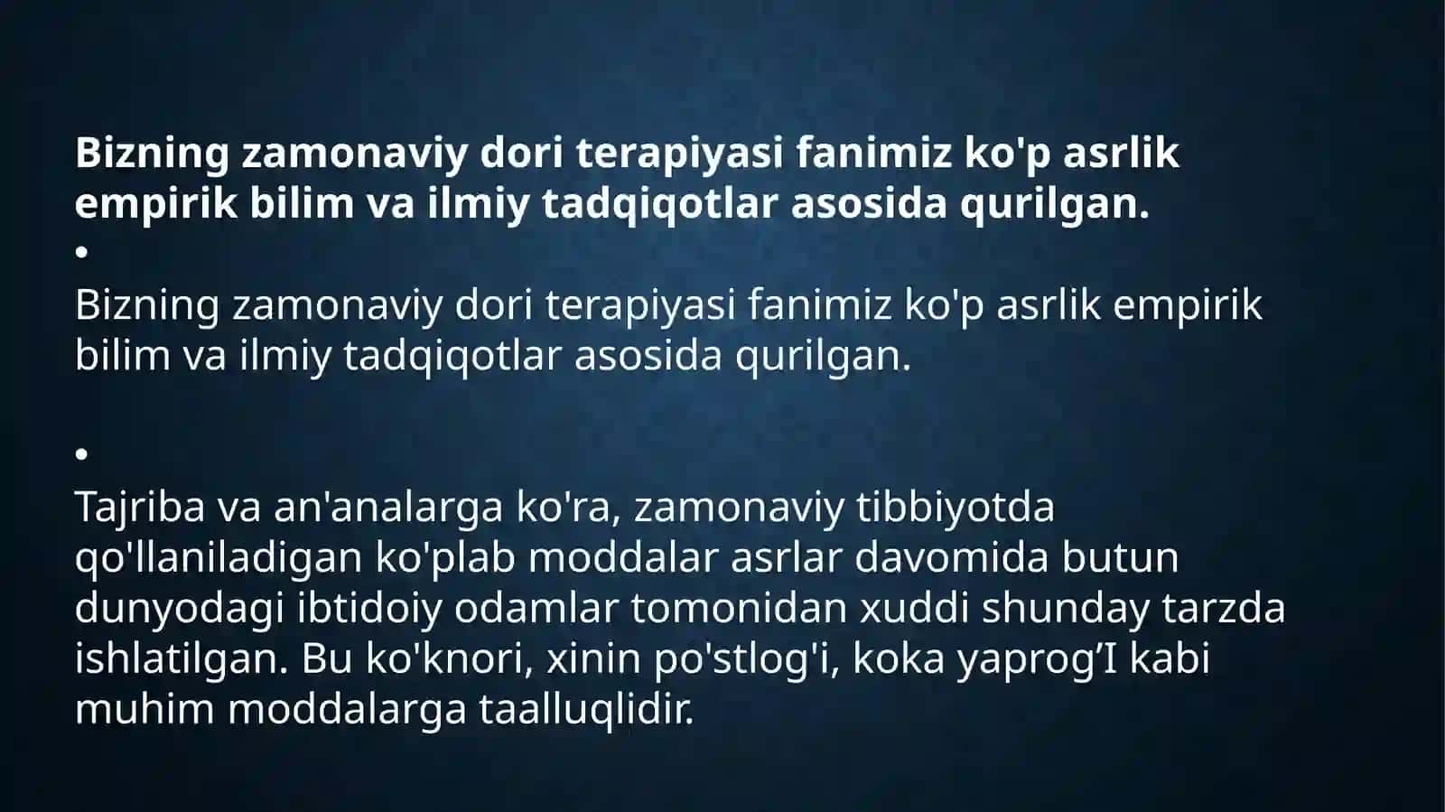 Tabiiy va sintetik narkotik vositalar 4