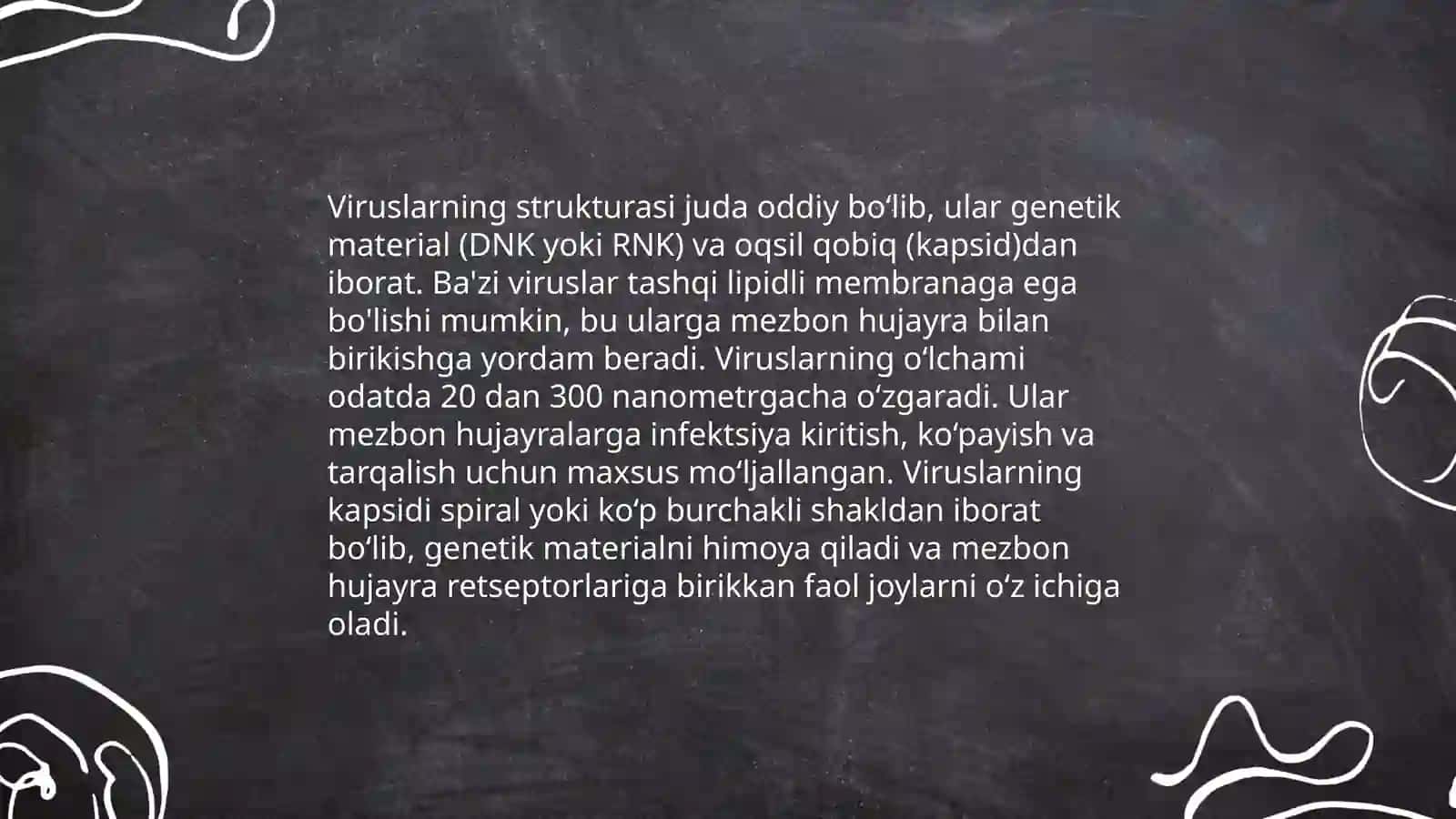 Viruslar taʼrifi va klassifikatsiyasi 4