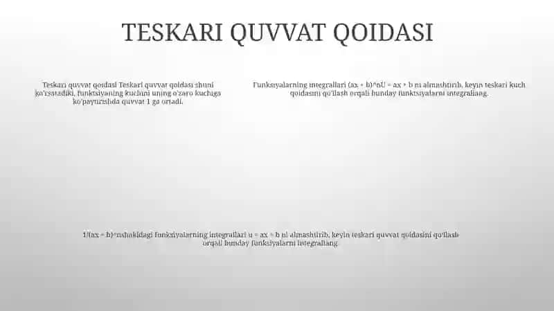 Kvadrat Uch Had Qatnashgan Bazi Funksiyalarni Integrallash 4