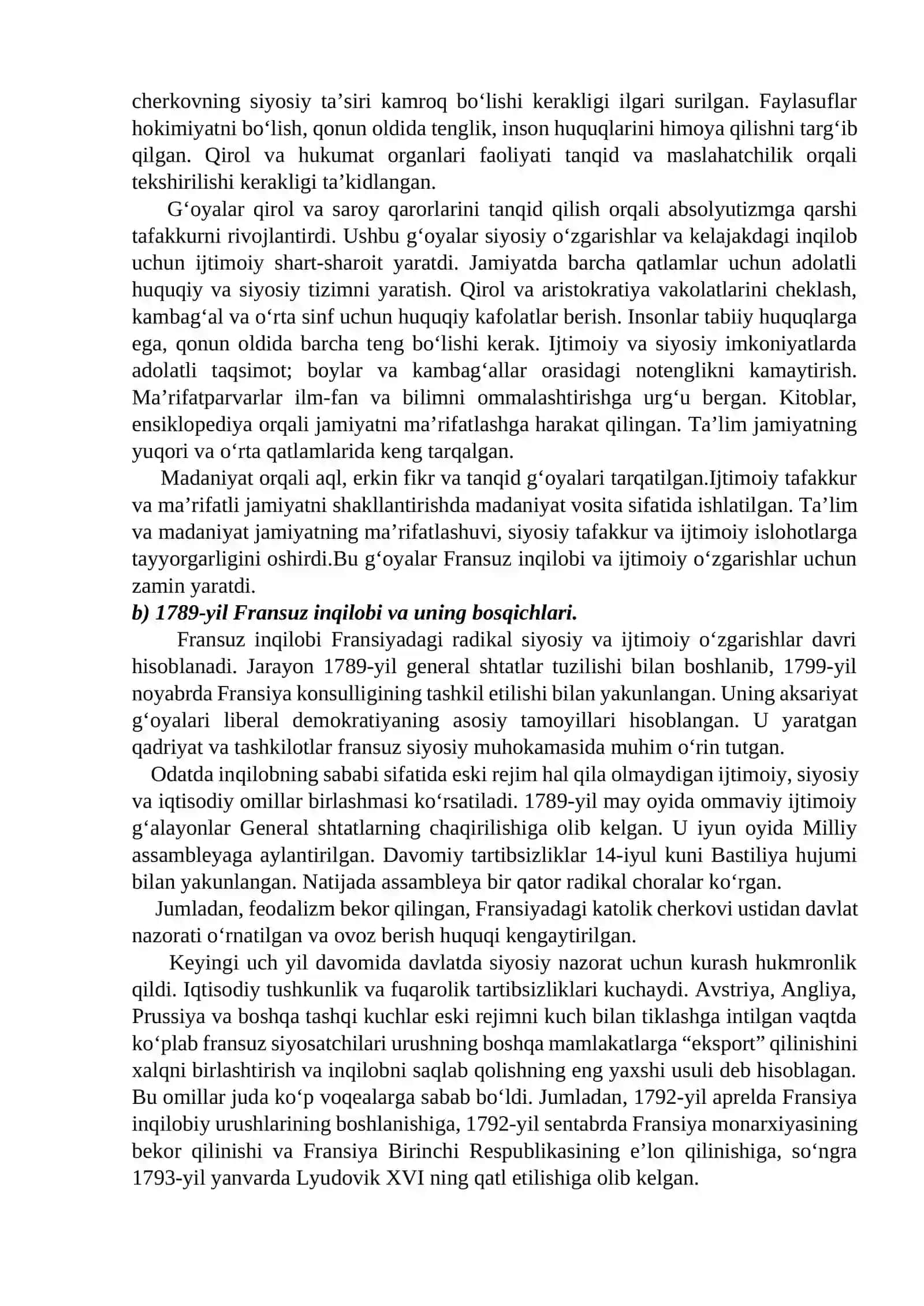 Fransiya XVII asrning ikkinchi yarmi XX asr boshlari 4