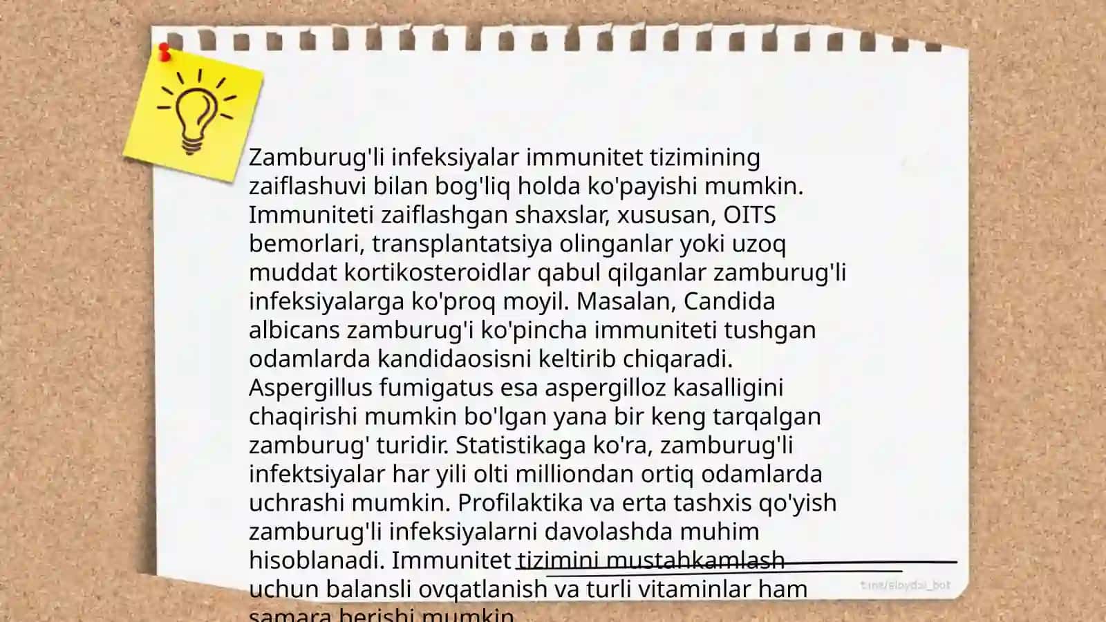 Bogʻliq zamburug'li va parazitar kasalliklar kelib chiqishi 4