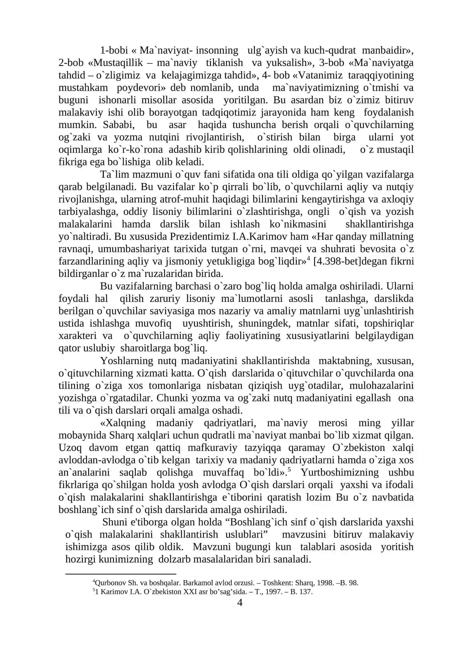 Boshlang`ich sinf o`qish darslarida yaxshi o`qish malakalarini shakllantirish uslublari 4
