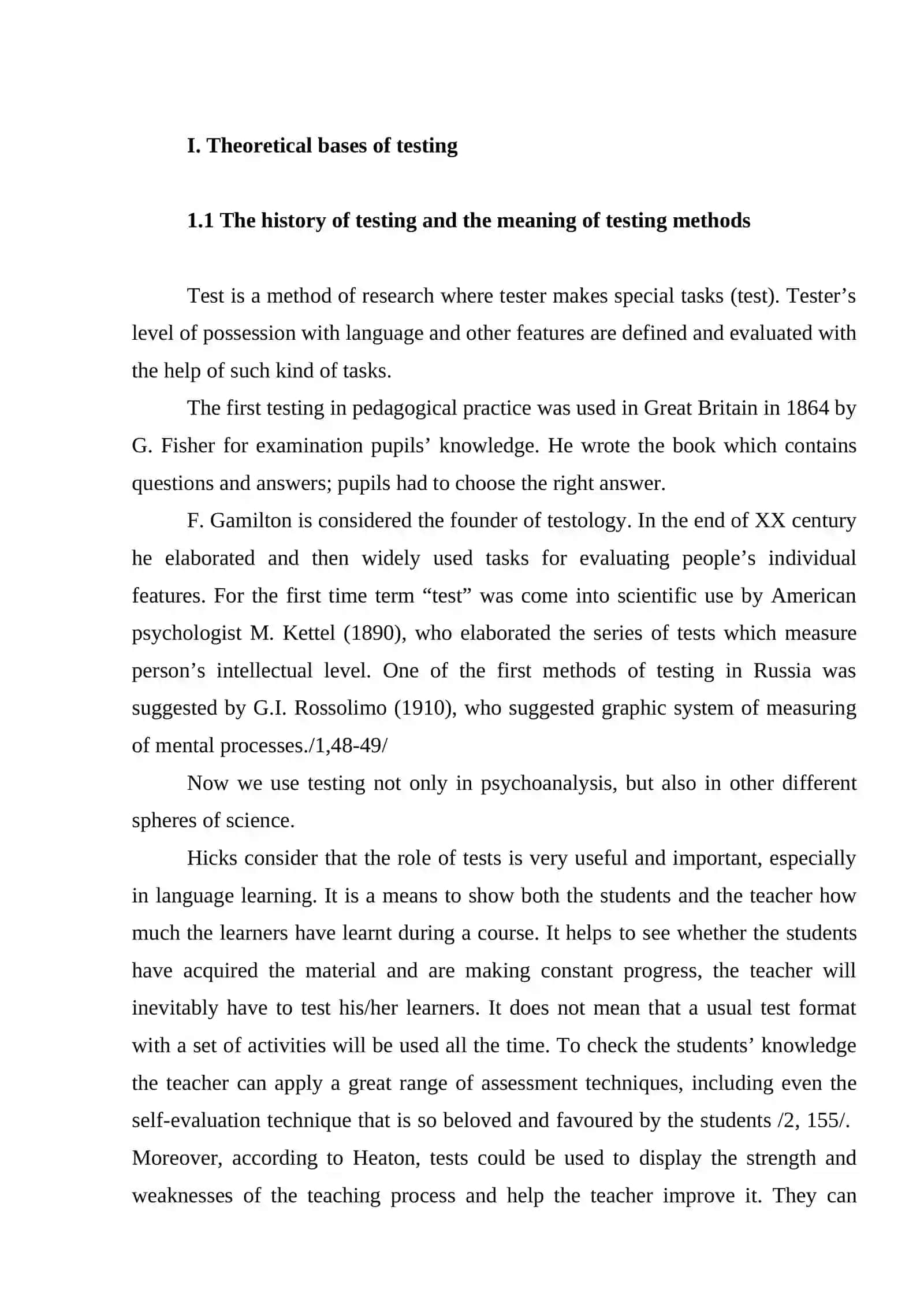 Testing and Kinds of Tests on Learning Foreign Language 4