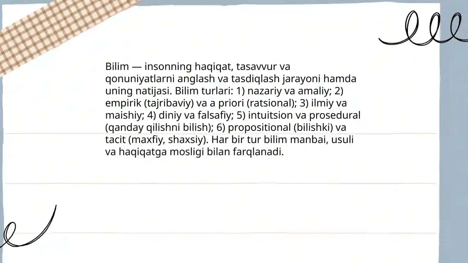 Bilish falsafasi (gnaseologiya) 4
