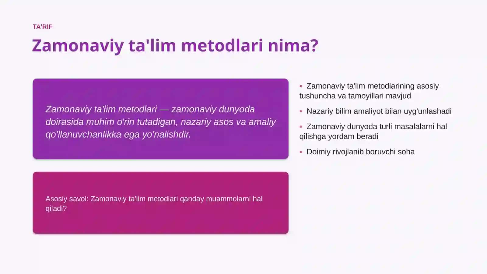 Zamonaviy ta'lim metodlari 4