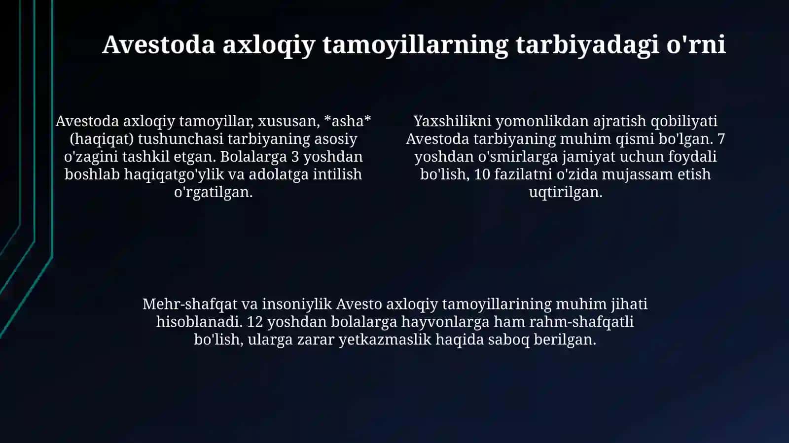 Avesto Davri Ta'lim va Tarbiya 4