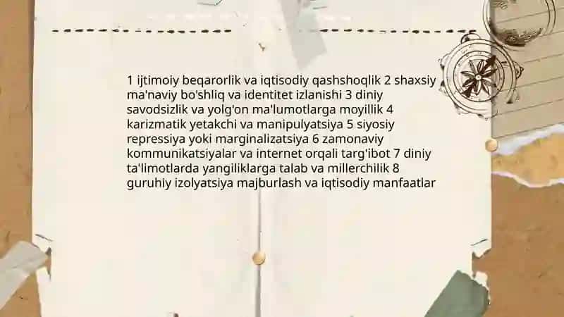 Yangi diniy talimotlar va sektalar 4