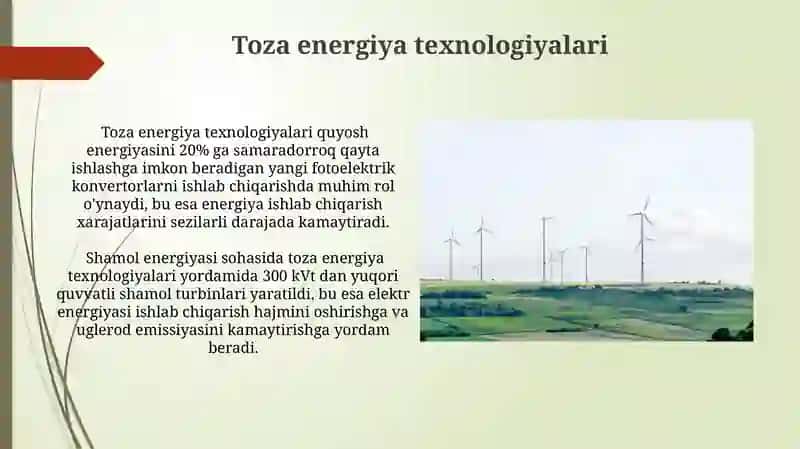 Energetika va atrof muhit 4