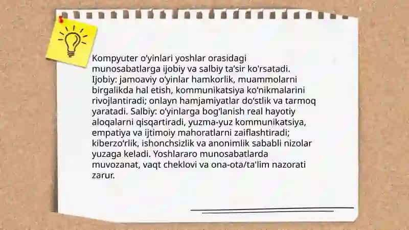 Oʻyinlar-ijtimoiy faoliyat sifatida 4