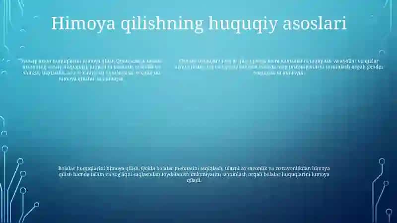 Aholida Himoya Qiladigan Hududlarning Huquqiy Himoyasi 4