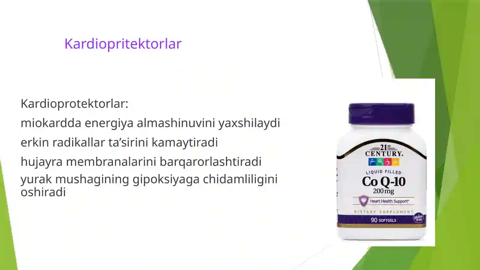 Kardiopritektorlar va Metabotrop Vositalar 4