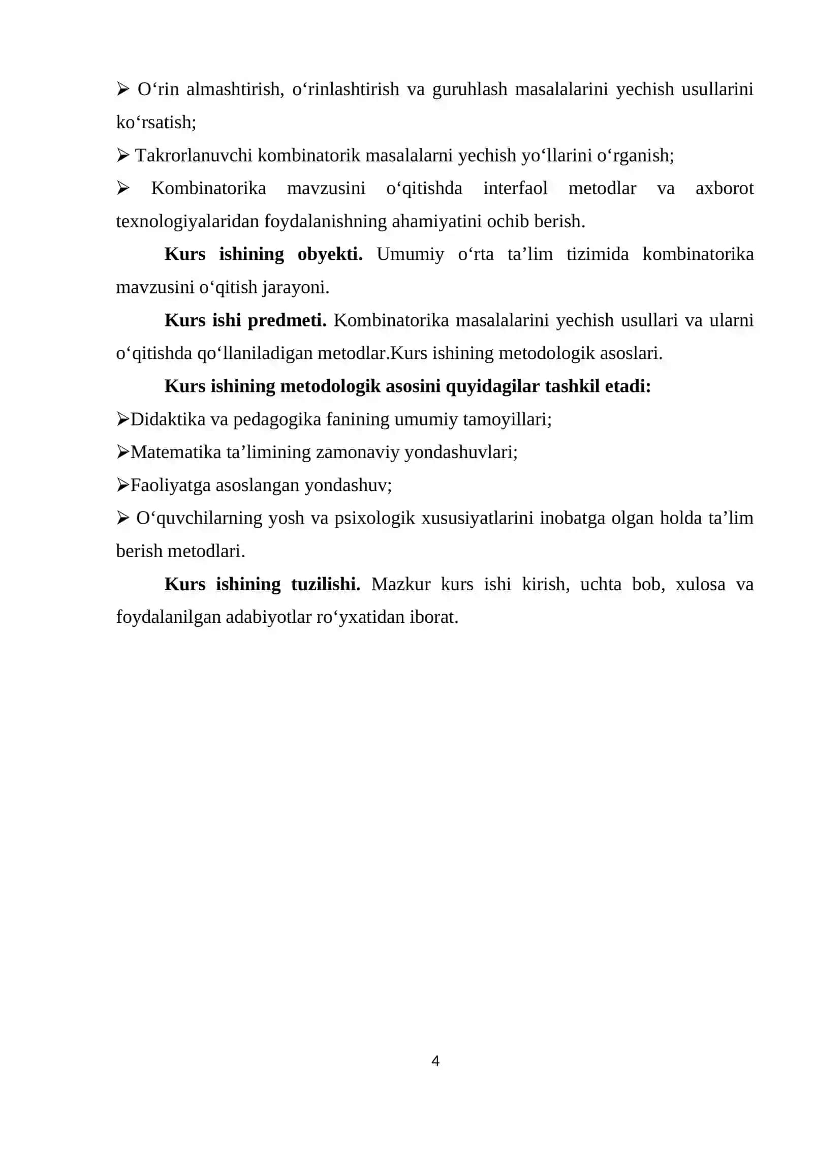 Kombinatorika masalalari. Takroriy sxema 4