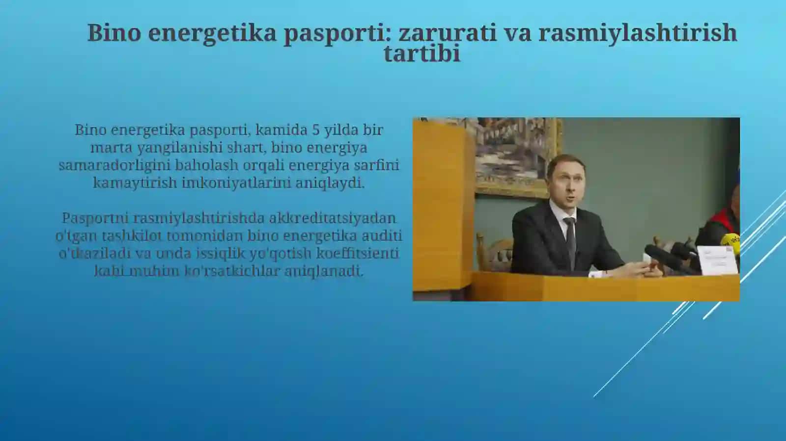 Jamoat binolarida energoaudit Binoning energetik pasportizatsiyalash 4