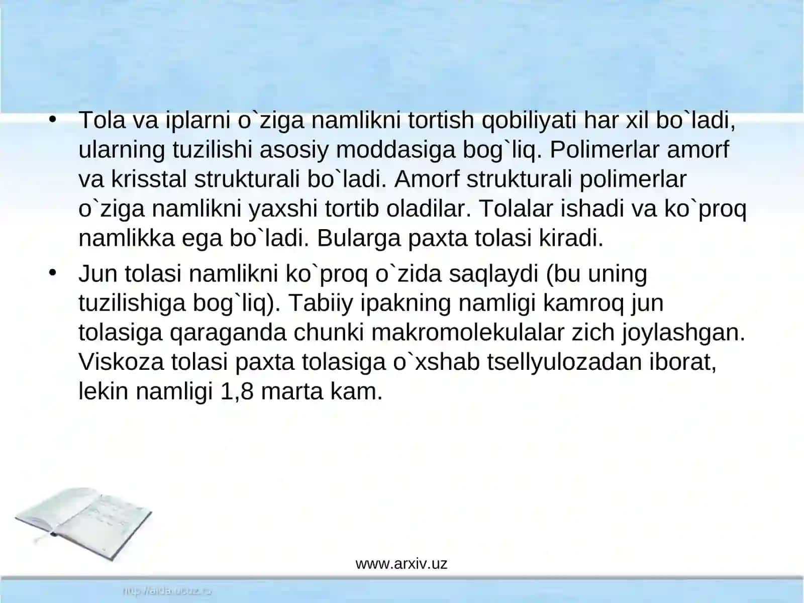 Namlik va uning ahamiyati 4