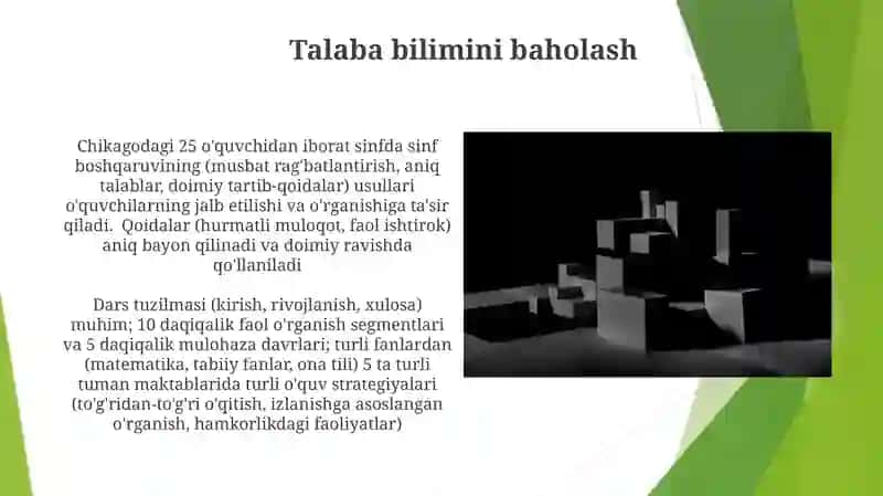 Ta'lim tamoyillari va qoidalari. Dars- ta'limning asosiy shakli sifatida 4