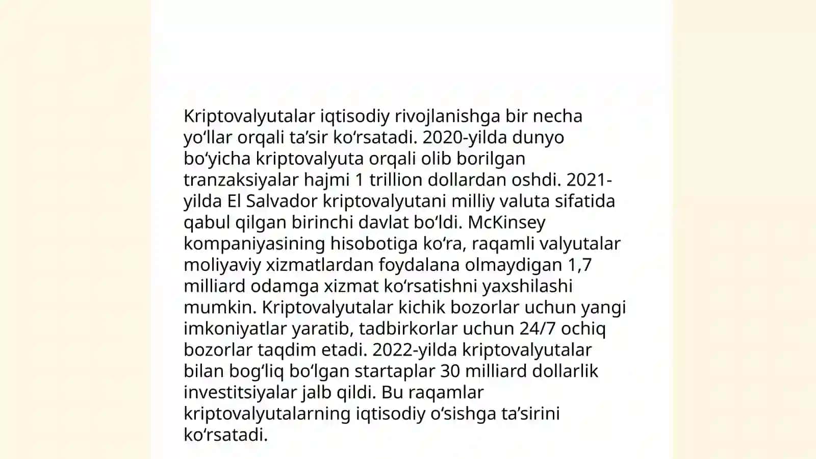 Kriptovalyutalar: ularning iqtisodiyotga ijobiy va salbiy ta’siri 4