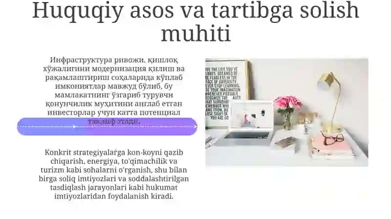 O'zbekistonda foydali sohalar va oʻsish imkoniyatlari 4