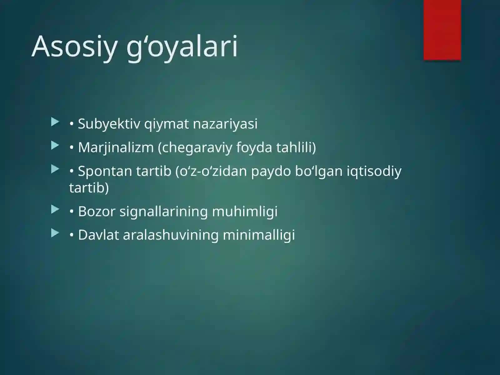 Avstriya maktabi va uning xususiyatlari 4