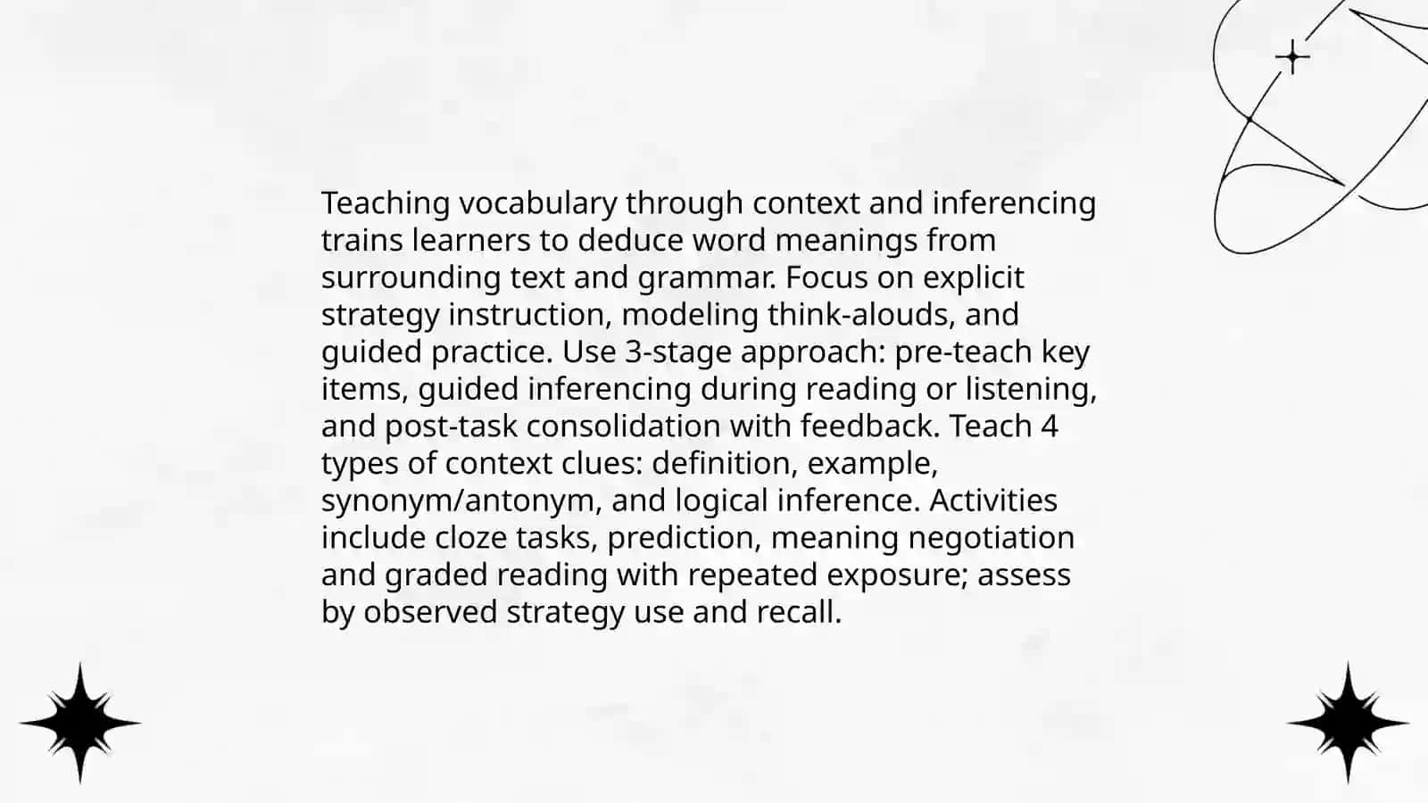 Teaching lexical skill 4