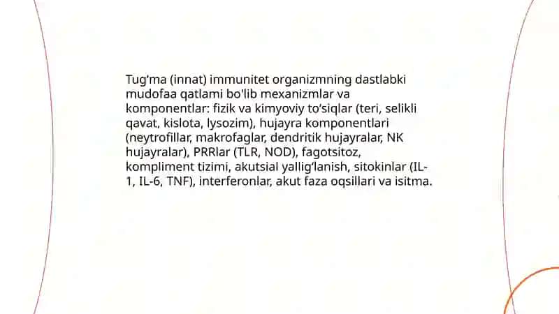 Immun sistema fiziologiyasi 4