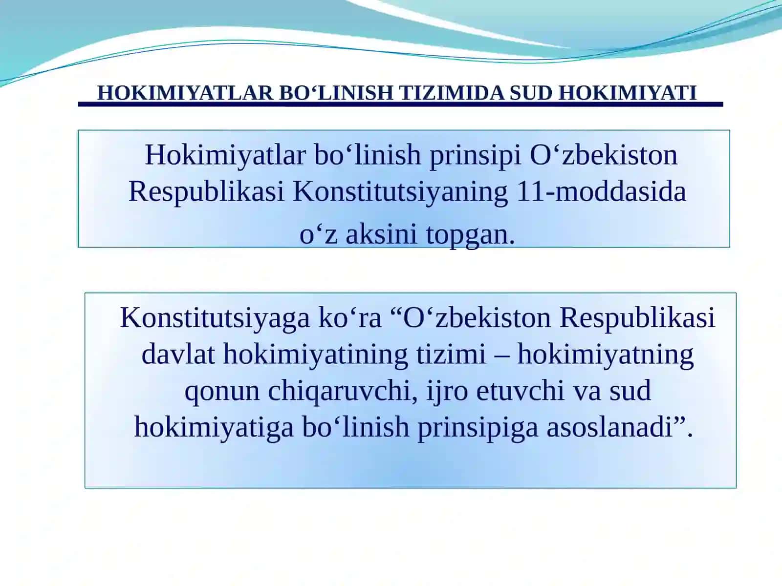 O‘ZBEKISTON RESPUBLIKASINING SUD TIZIMI 4