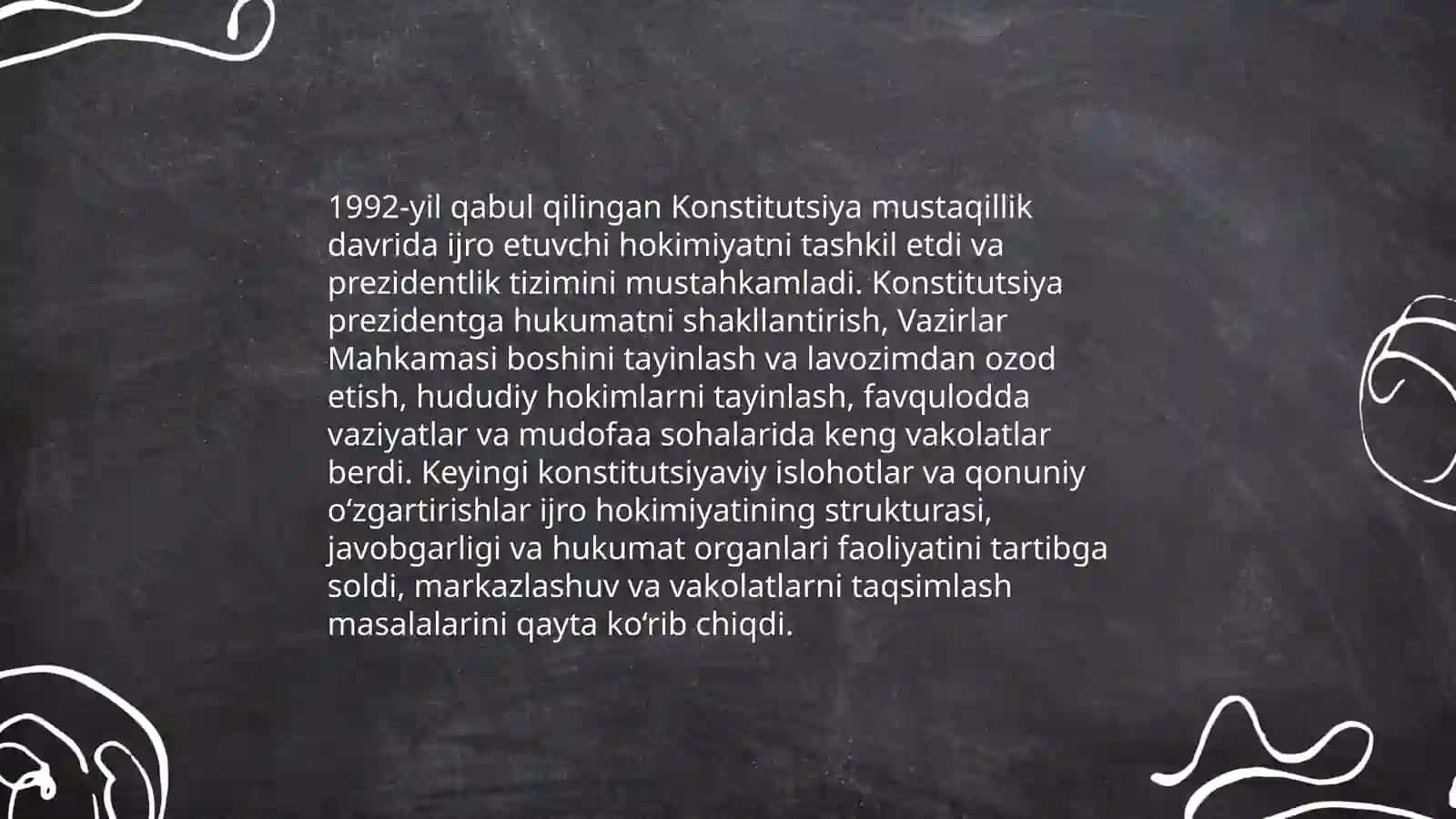 Mustaqilik yillarida ijro etuvchi hokimiyatning rivijlanishi va taraqiyoti 4