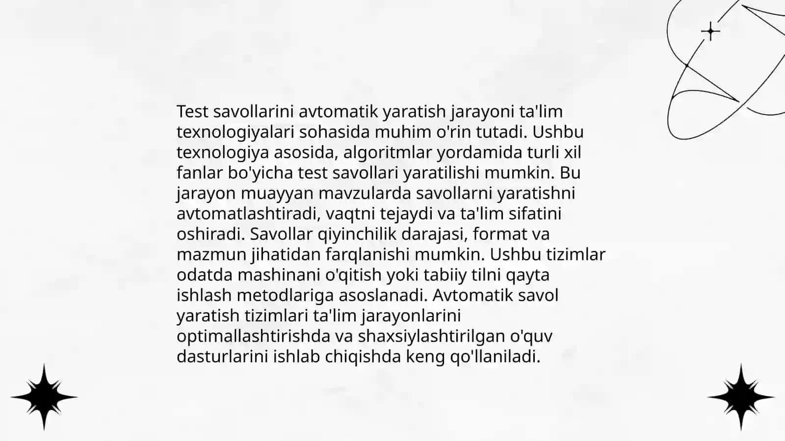 Nazorat testlari uchun dasturiy ta'minotni rivojlantirish 4