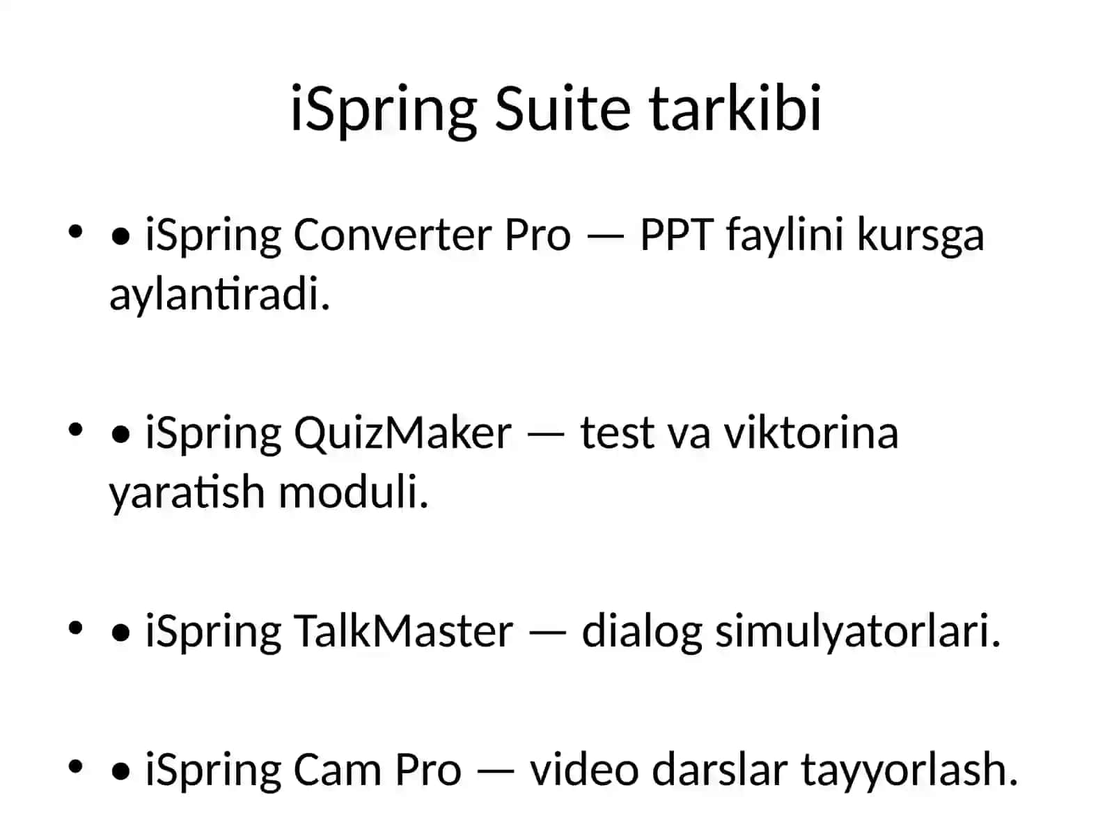 iSpring Dasturida Interaktiv Elementlar Yaratish 4