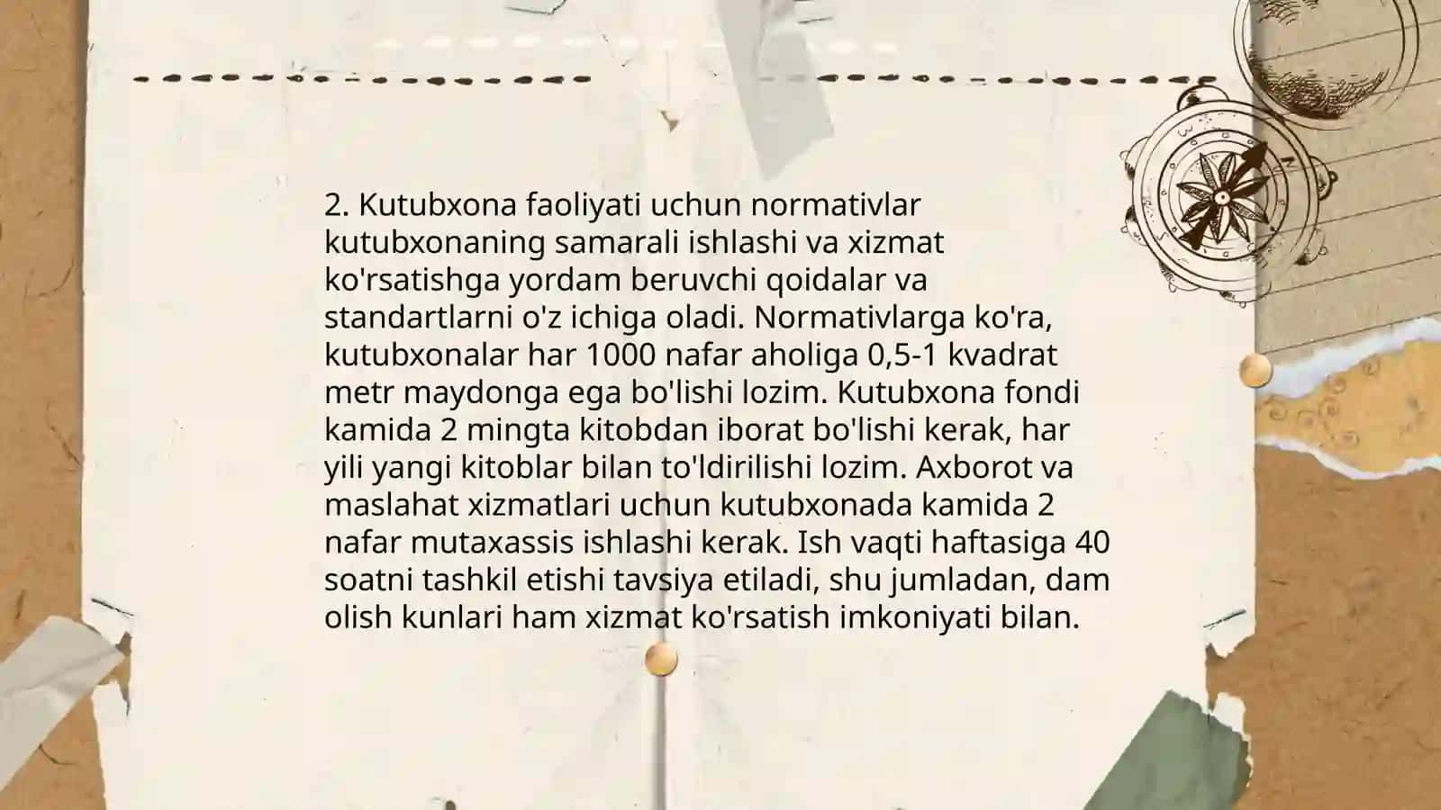 Kutubxona xodimlarining ish vaqti 4