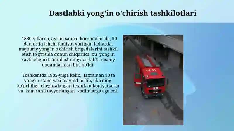 Davlat yong'in xavfsizligi xizmati tarkibini tashkil etish 4