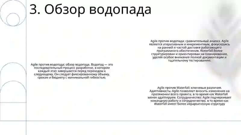 Сравнительный Анализ Agile И Водопадной Модели Управления Проектами 4