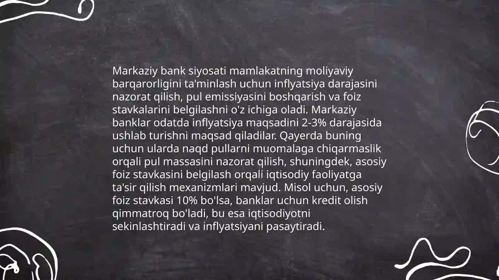Jazoirning iqtisodiyoti pul kredit tizimi 4
