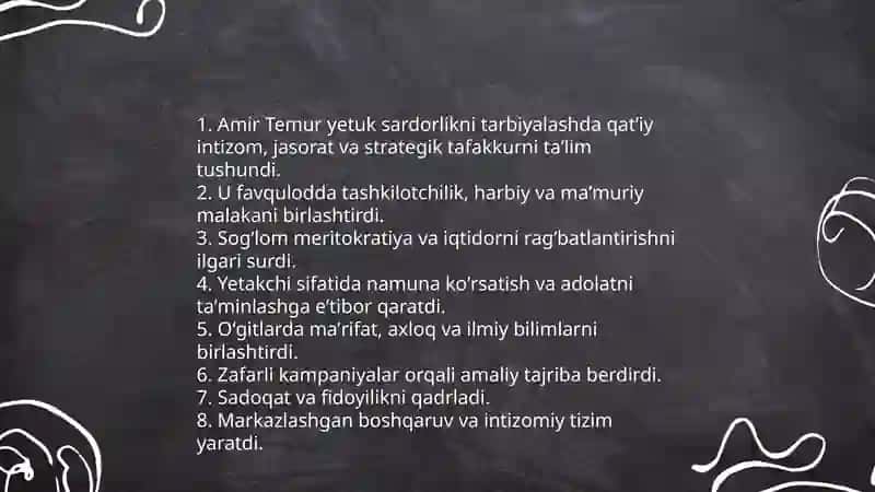 Amir Temur oʻgitlarining tarbiyaviy ahamiyati 4