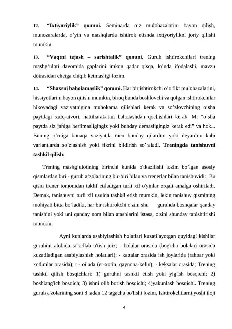 Sosial psixologik trening 4
