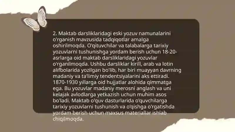 O'zbek yozuvi tarixiy rivojlanishi 4