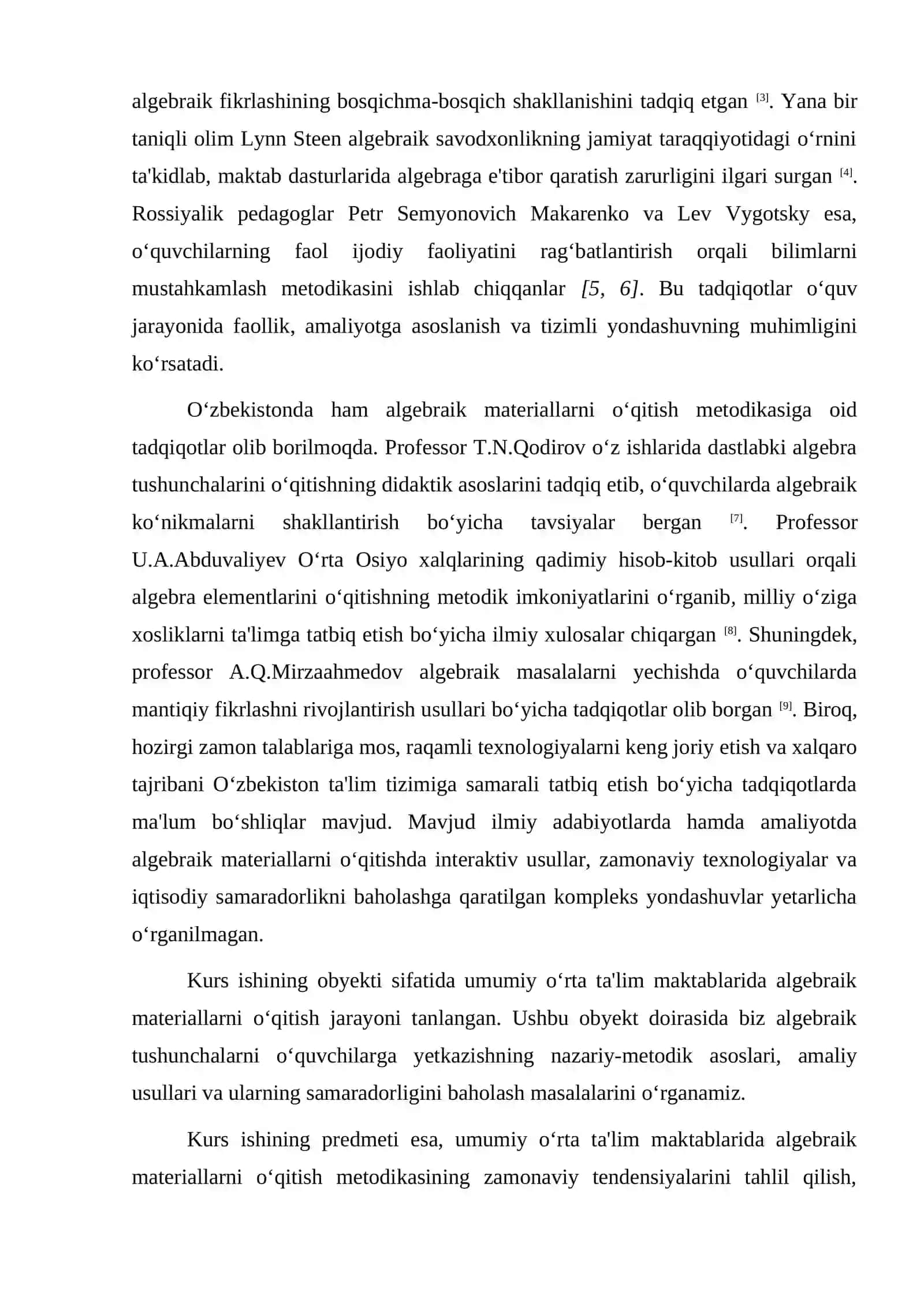 MATEMATIKA O'QITISH METODIKA TEXNOLOGIYALARI 4