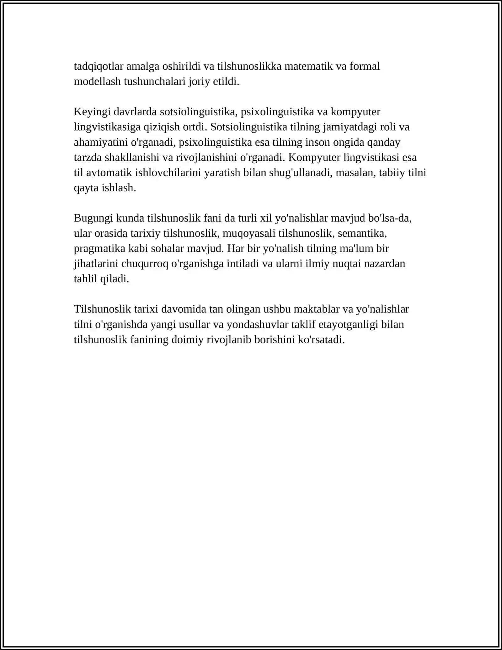 TILSHUNOSLIK MAKTABLARI 4