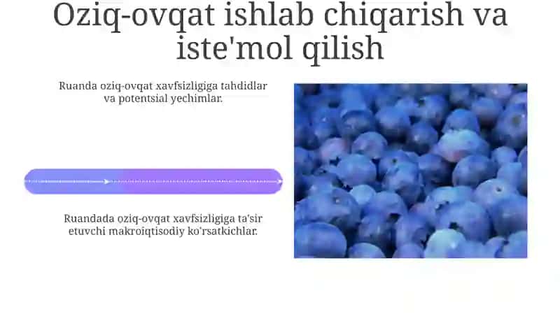 Ruvandada oziq-ovqat xavfsizligi muammosini hal qilish 4