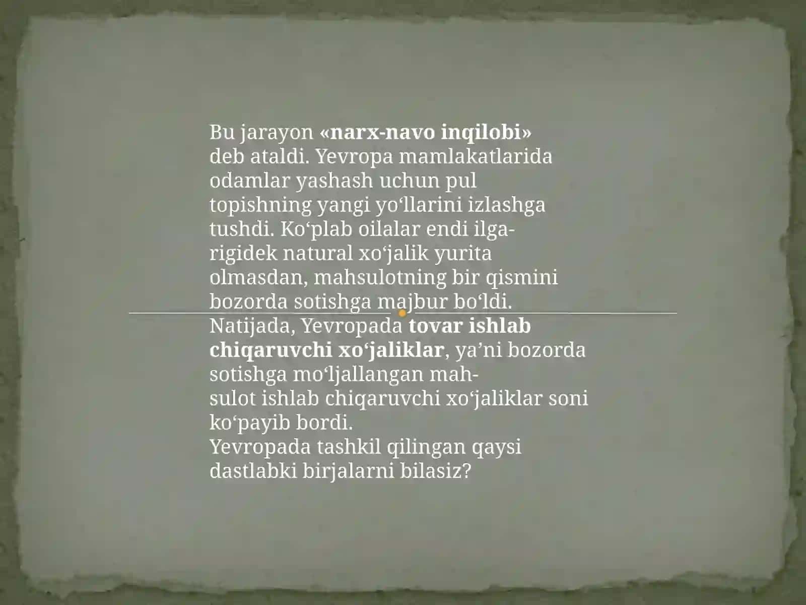 Yangidavrda Yevropa va Amerika qitalarida bir necha davlatlarnin xalqaro maydonda xal qiluvchi rolo‘ynashi 4