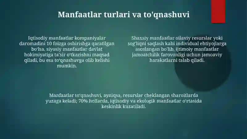 Harakatlar qiziqishlar va fikrlar 4