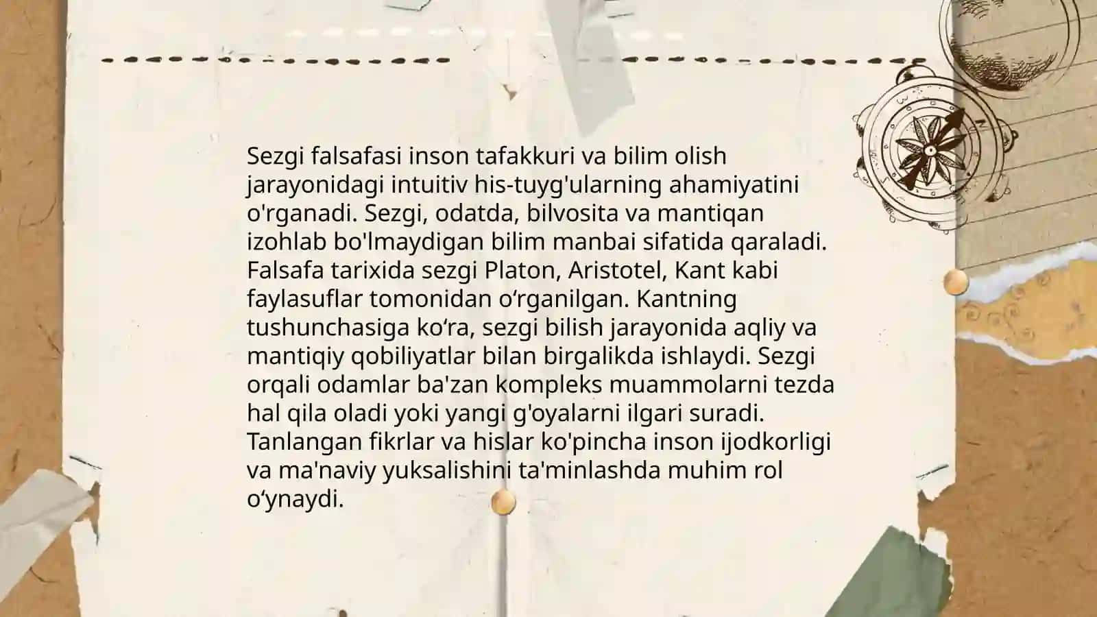 Sezgiga falsafaviy qarashlar 4