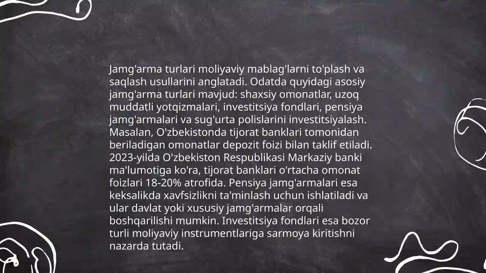 Jamg'arma va uning hajmiga ta'sir etuvchi omillar 4