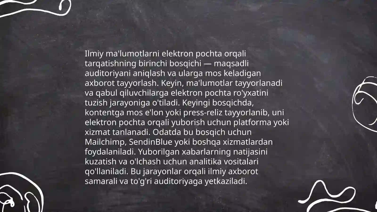 Elektron pochta orqali ilmiy axborotlarni yuborish va qabul qilish qoidalari 4