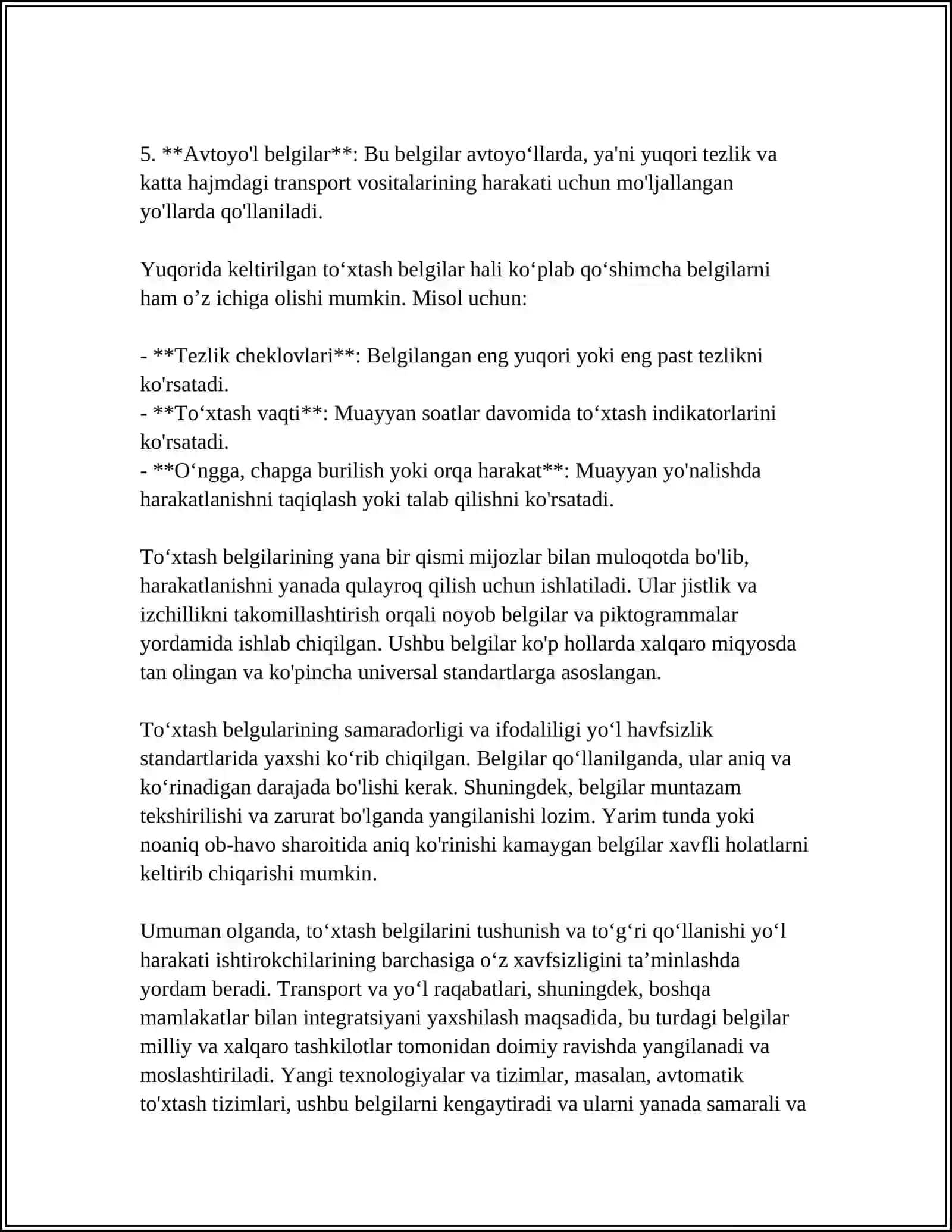 Tinsh belgilarini tushunish 4