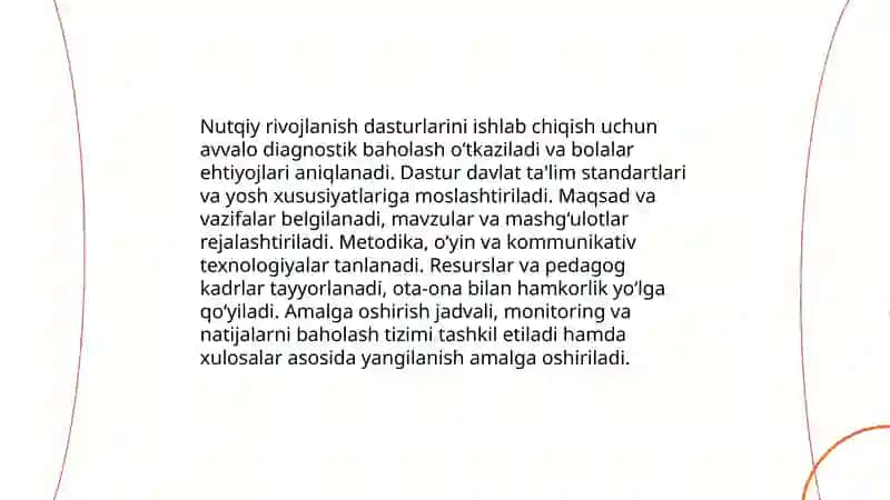 Nutqini rivojlantirishga doir ishlar tizimi 4