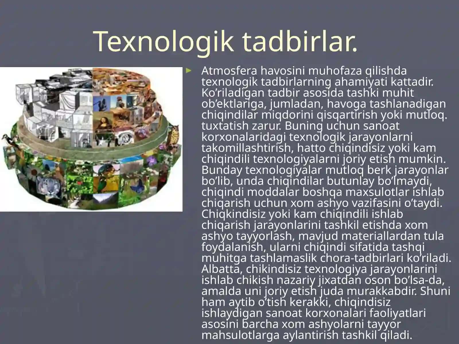 Zaharlimoddalarning ruxsat etilgan chagaraviy konsepsiyasi 4