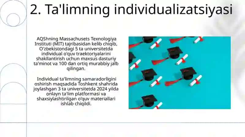 Oliy ta'limdagi oʻzgarishlarning asosiy yoʻnalishlari 4