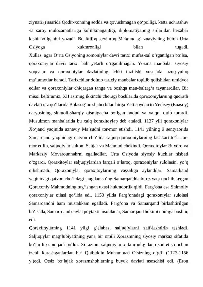 IX-XIII ASR MARKAZIY OSIYO TURKIYLARNING ISLOMNI QABUL QILISHI 4