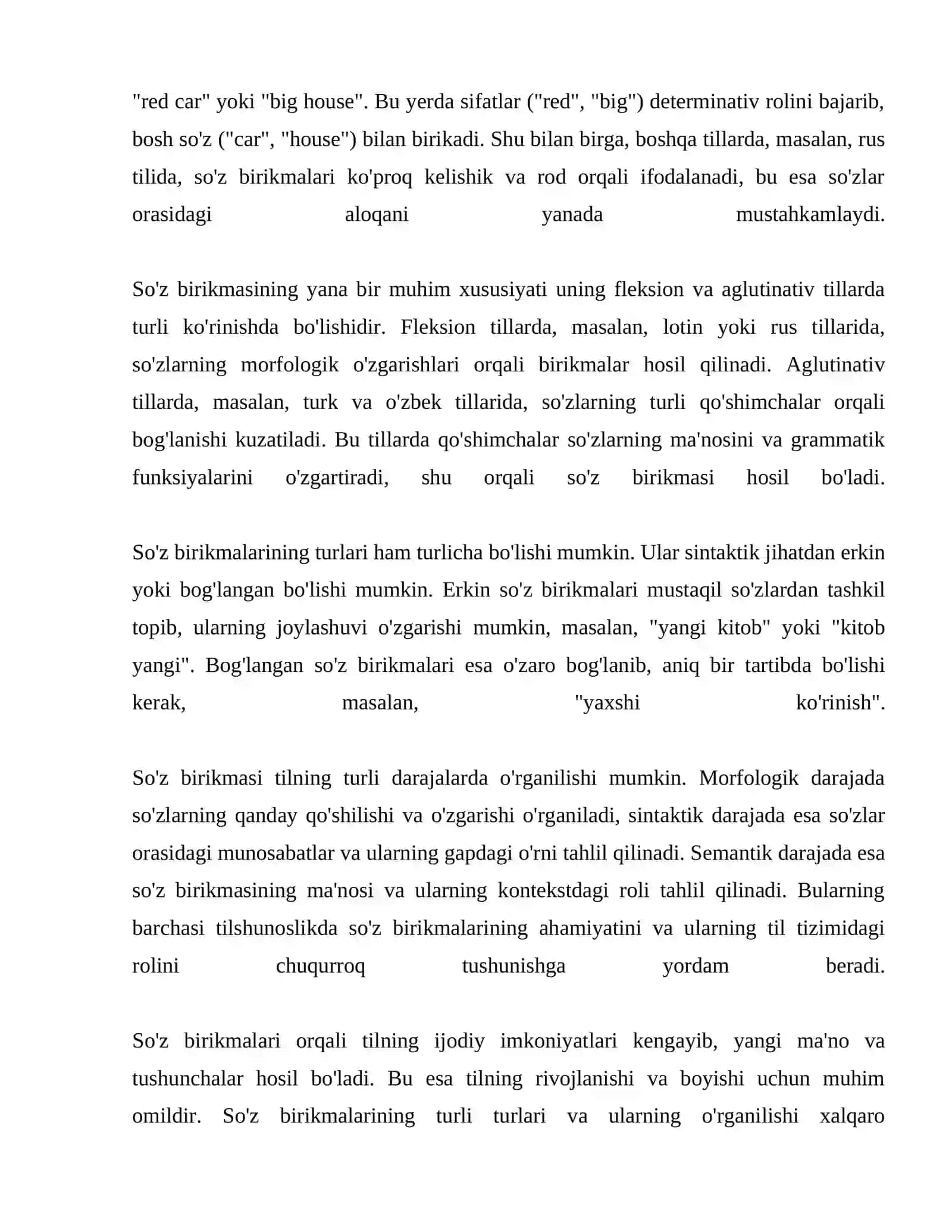 So'z birikmalari tuzilishi 4